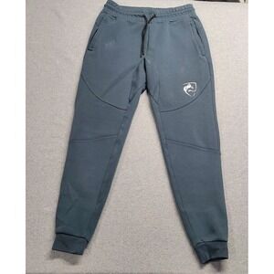 Alphalete Origin Joggers Mens Medium Green Fleece Tapered Leg Athletic Fit